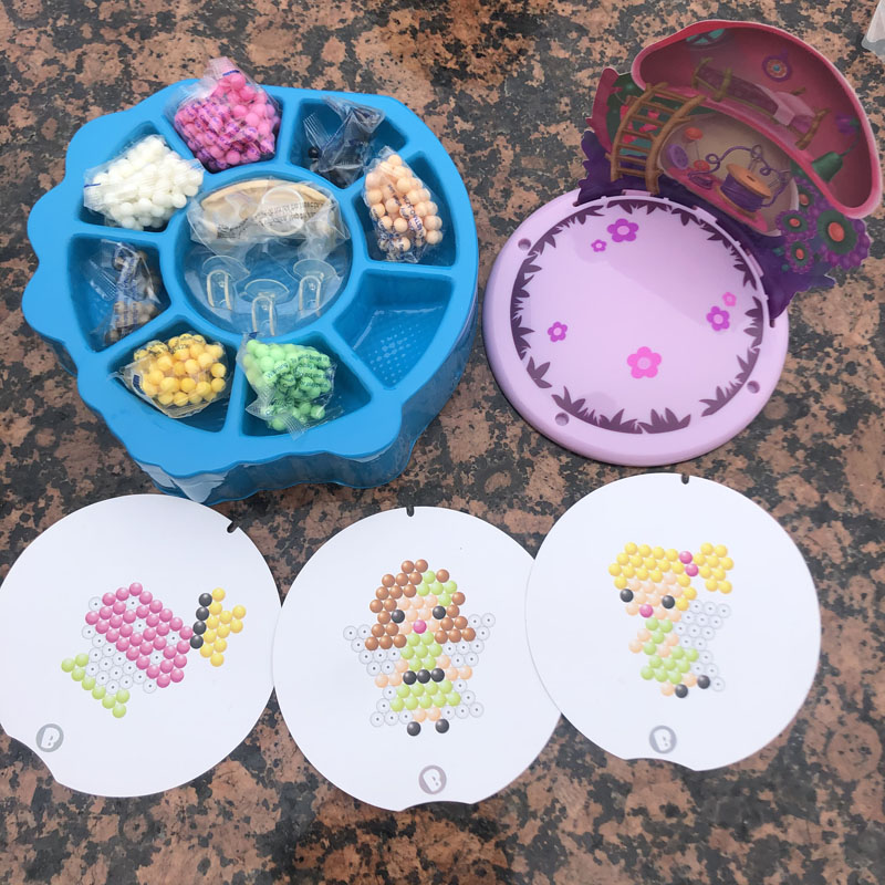Children Artisanal Diy Making Water Soluble Parquet Water Mist Wonder Magic Magic Pearl Accessories Suit Girl Puzzle Toys
