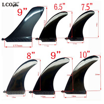 Cross border SUP paddle board tail fin surfboard fish fin 6 5-10 inch nylon plus slim-fin long plate central tail rudder