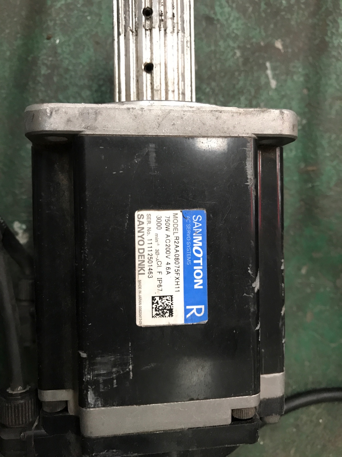 The Sanyo servo motor R2AA08075FXH00 or 11 spot sales