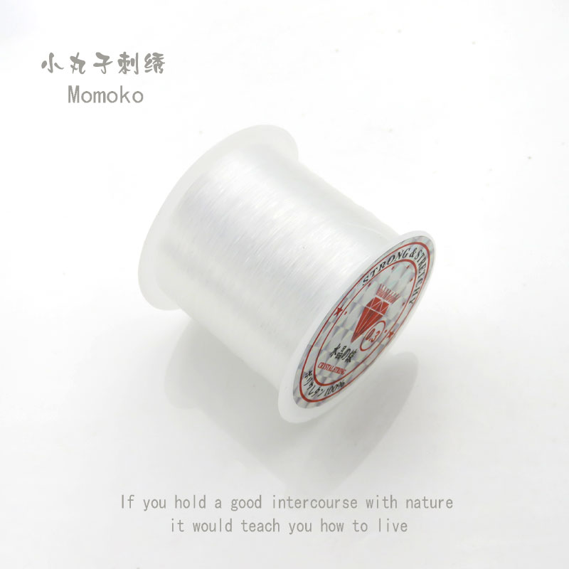 Chỉ khâu thủ công cắt vật liệu tự làm công cụ trong suốt cá lụa thimble dâu pin bóng chất lượng 39 dòng màu - Công cụ & vật liệu may DIY nhíp gắp chỉ
