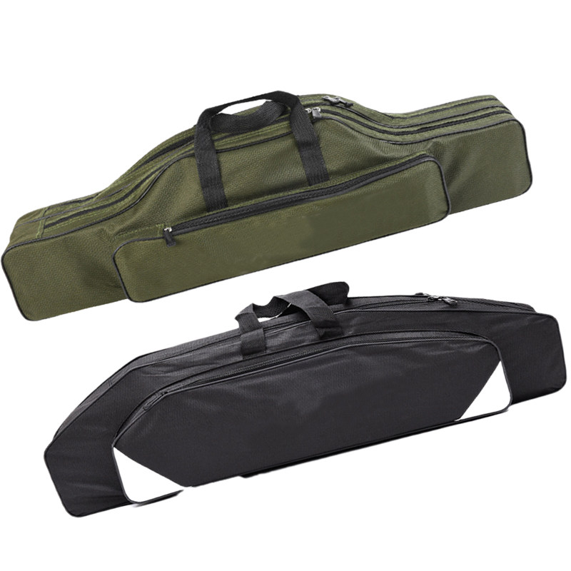 Fishing gear bag fishing rod bag multi-functional double-layer large-capacity sea rod bag big belly bag fishing supplies storage bag special price