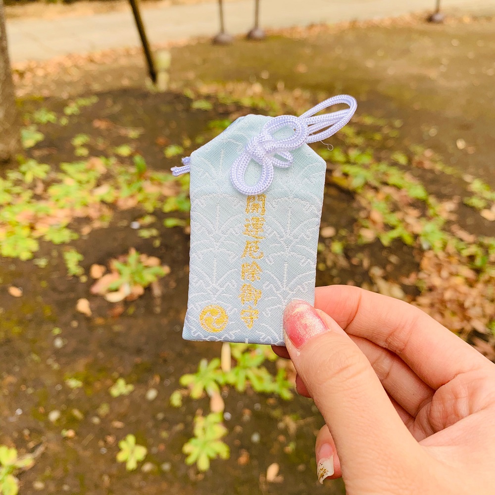 Akasaka Glacier Shrine, Tokyo, Japan, good luck and bad luck, pendant, gift