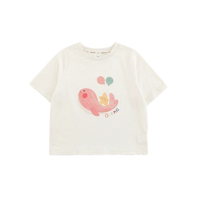 Girls' new summer short-sleeved T-shirt shorts