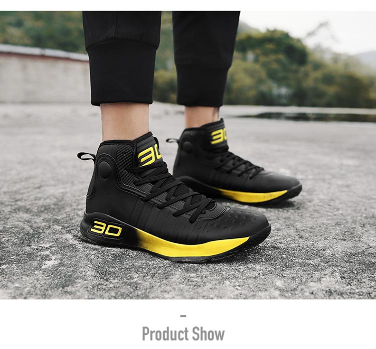 Mùa hè giày bóng rổ nam cao để giúp thở 3 Curry mặc non-slip hấp thụ sốc giày thể thao thủy triều giày sinh viên khởi động 4 thế hệ giày thể dục