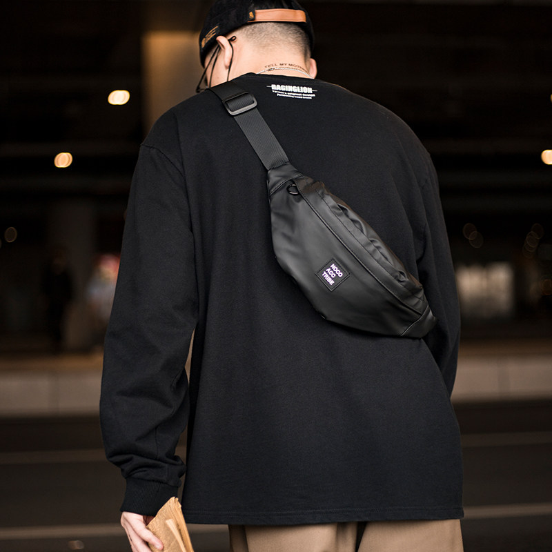 ABOYS shoulder bag small bag men's Japanese messenger bag ins tide brand sports student lightweight mobile phone bag male chest bag