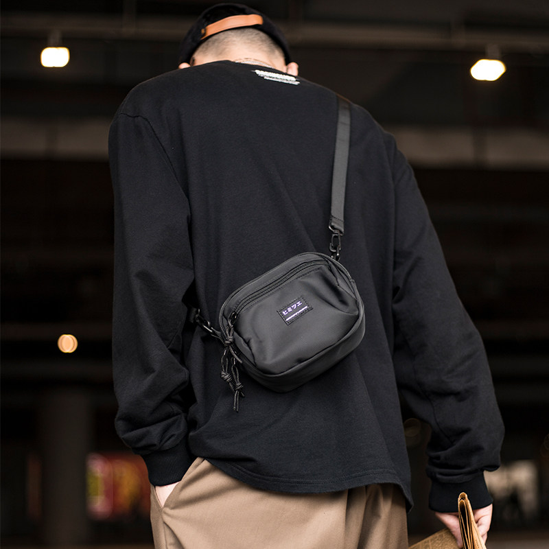 ABOYS Shoulder Bag Men's Small Japanese Casual Messenger Bag Men's Trendy Brand Messenger Bag Men's Small Bag All-Match Satchel Bag - Taobao