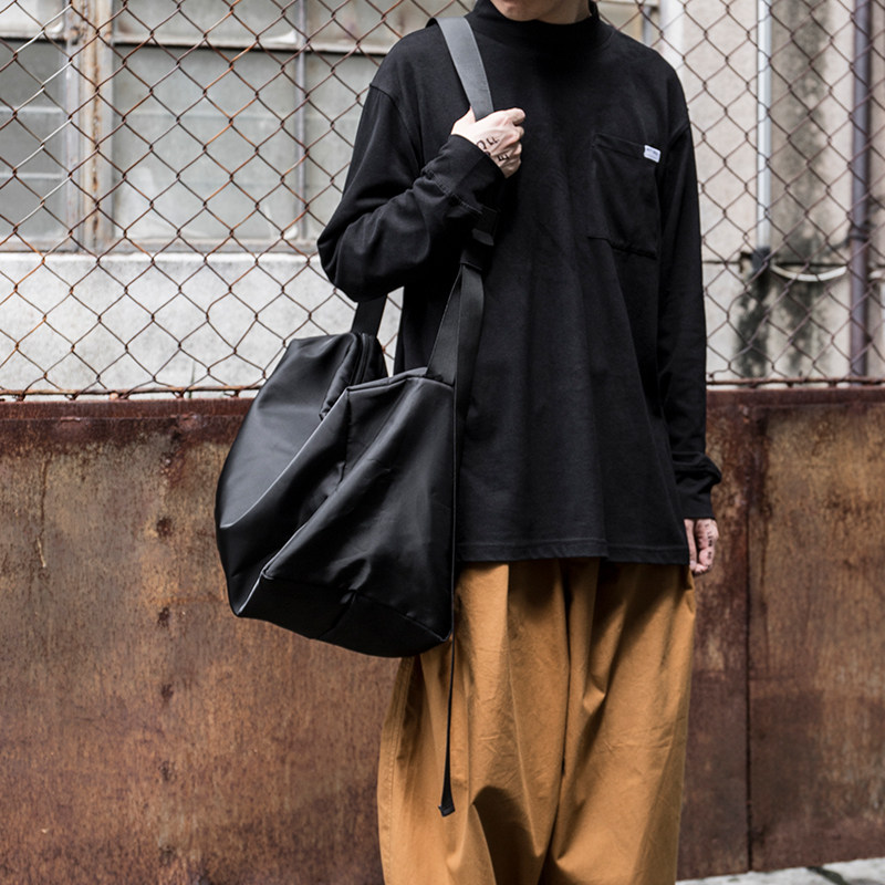 ABOYS Men's Casual Crossbody Bag Men's Trendy Brand Large Capacity Sports Fitness Student Shoulder Japanese Style Travel Bag Female - Taobao