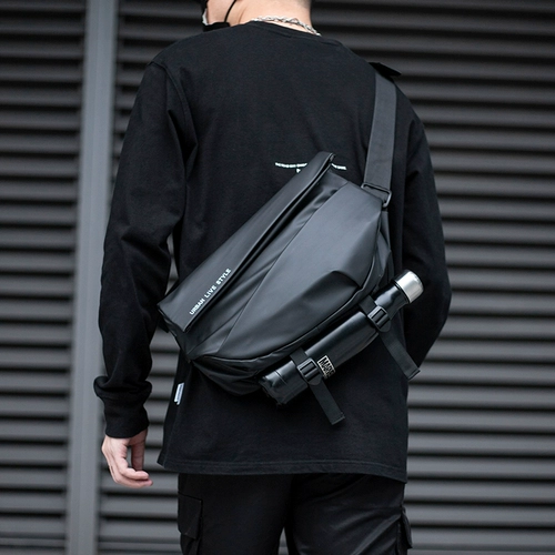 Вместительная и большая сумка через плечо, мужской рюкзак, универсальная сумка на одно плечо, изысканный стиль