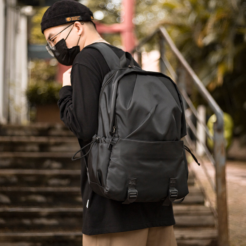 ABOYS schoolbag male college student tooling bag high school student travel men's new backpack large-capacity backpack