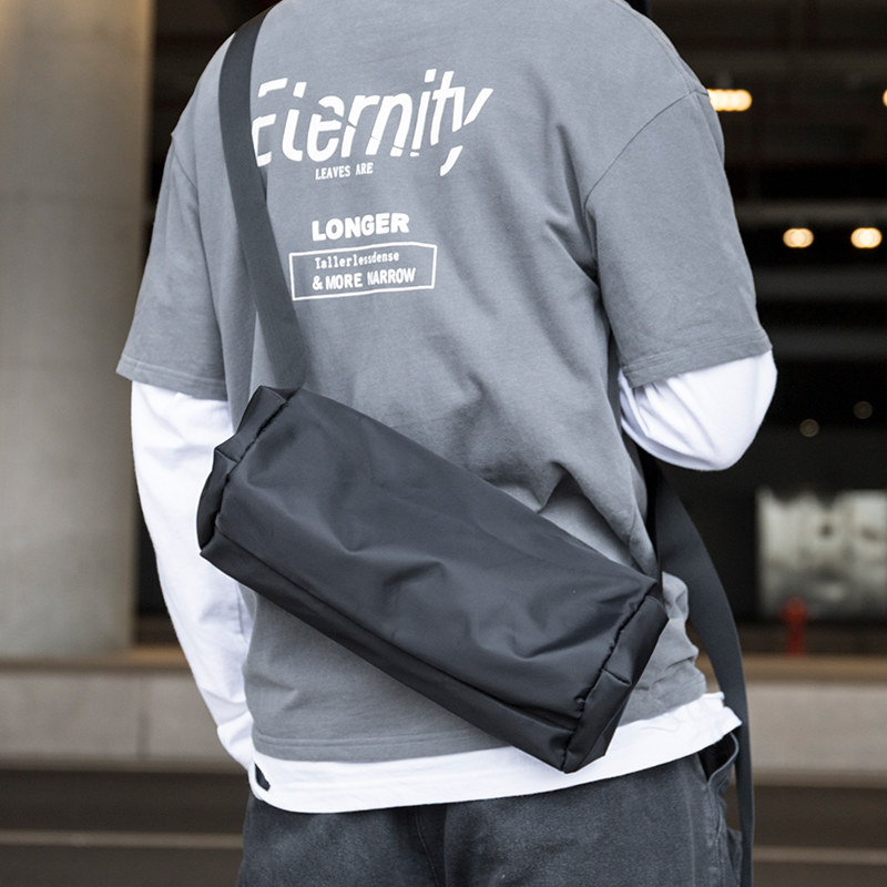 ABOYS new trend casual one-shoulder Messenger bag men's lightweight postman small bag simple trendy brand Messenger bag for women and men