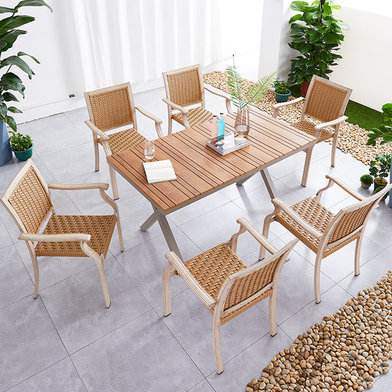 Garden tables and chairs net red outdoor tables and chairs leisure tables and chairs outdoor garden iron tables and chairs waterproof sunscreen modern simplicity