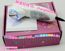 Color light ultrasonic introduction instrument facial massager electric ion export facial cleanser facial detoxification beauty instrument home