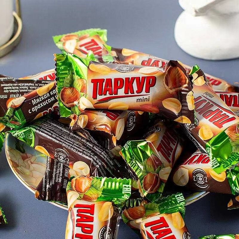 Russian Nevsky Parkour Hazelnut Snack Chocolate 302 Peanut Oat Rice Krispies Sandwich Chocolate