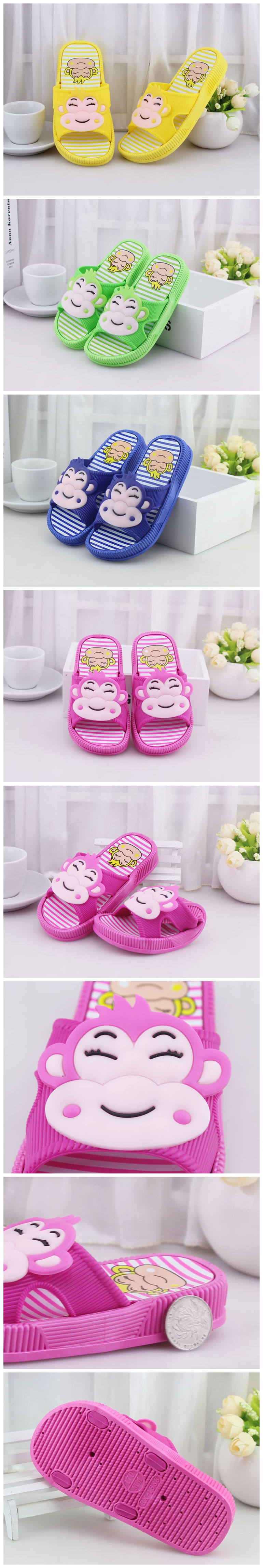 Pantoufles enfants en autre pour été - semelle plastique - Ref 986674 Image 4