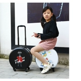 Мультяшный детский чемодан подходит для мужчин и женщин, делается под заказ, с печатью вашего логотипа, 18 дюймов