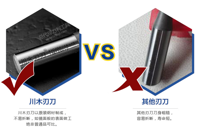 Dao gỗ Tứ Xuyên dao đặc biệt dao ngắn lưỡi dao thẳng 1/2 * 1/4 chế biến gỗ dao thẳng dao cắt dao phay 2102B - Dụng cụ cắt mũi khoan tròn