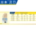 Lưỡi dao Chuanmu Lưỡi dao trang trí đường cong Dao dao Hoa 1/2 - Dụng cụ cắt lưỡi cắt cỏ tận gốc Dụng cụ cắt