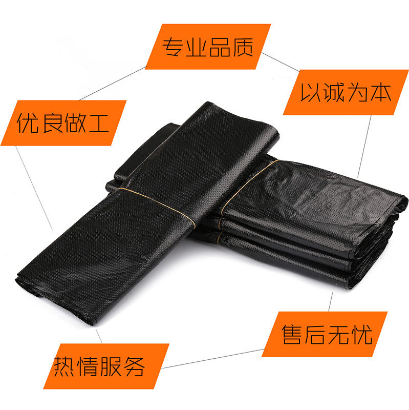 Chongqing black hand-held garbage bag thickness household disposable size vest type plastic bag