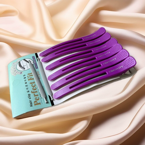 Макияж и парикмахерская без знаков для женщин Специальное разделение инструмент для японского утка зажима для волос с одним строкой здравоохранения для взрыва