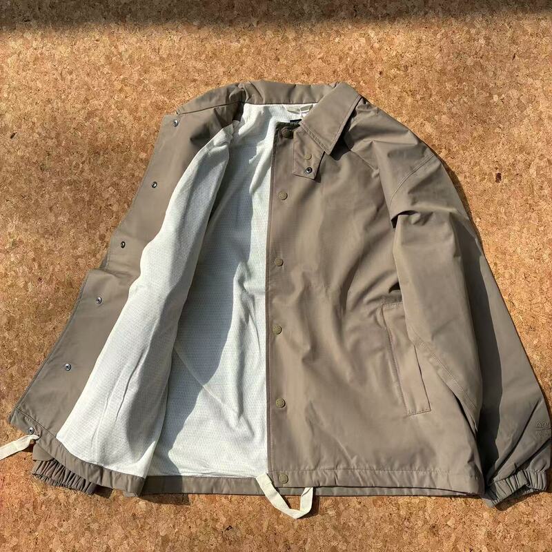 Japanese-Style Spring and Autumn Jacket, Outdoor Functional Casual Coat, Windproof, Loose Fit, Comfortable Trendy Coach Jacket with a Loose Lapel