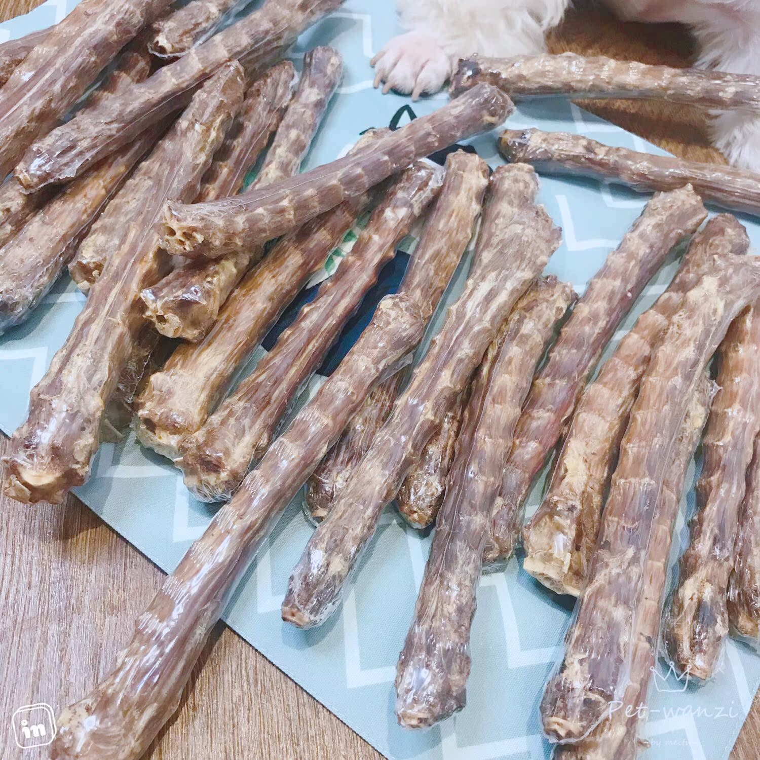 3 10 nhân dân tệ! Gói đơn không thêm đồ ăn nhẹ cho cổ vịt khô rất tốt cho sức khỏe - Đồ ăn vặt cho chó thức an cho chó giá rẻ