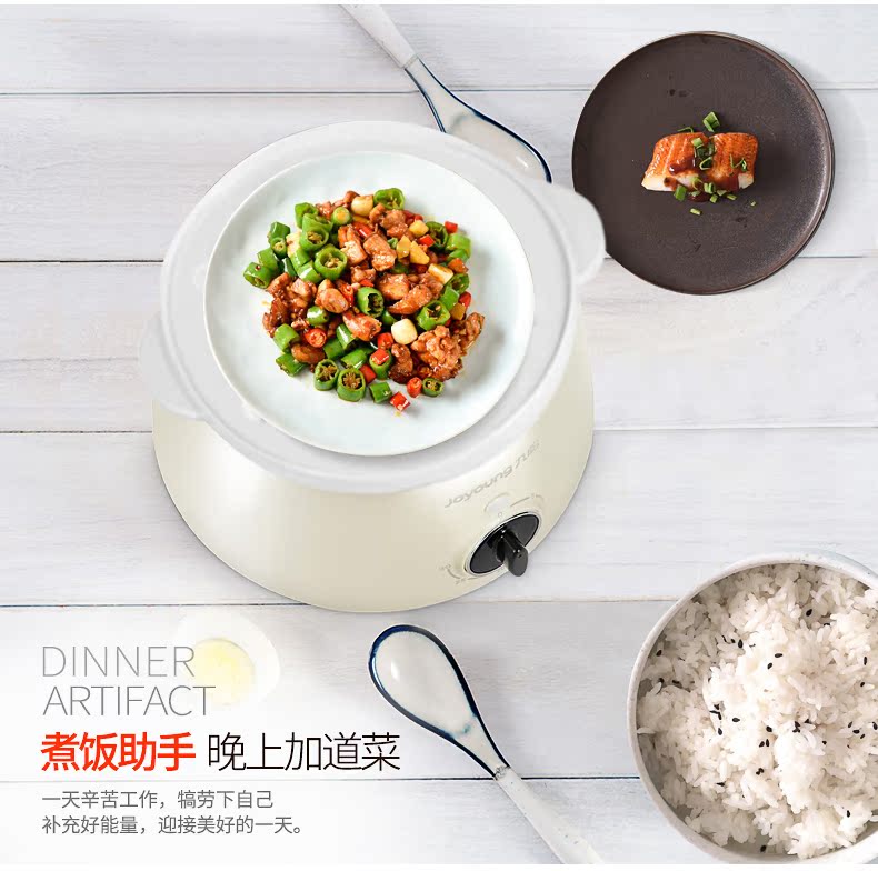 Cooker Máy đánh trứng hai lớp mini ZD-7J92 tự động tắt nguồn hấp thời gian nhỏ đa chức năng - Nồi trứng 