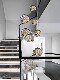 Postmodern Simple Lava Lamp Self-Built House Loft Duplex Building Large Chandelier House High Living Room Staircase Chandelier