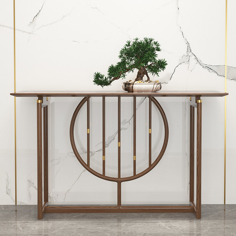 New Chinese-style art porch table entry foyer minimalist for table case Zen modern side view table simple porch table