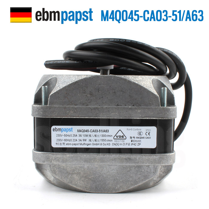 Original Clothing Ebmpapst M4Q045-CA03-51 A63 230V 10 9W Refrigerator freezer Motor 