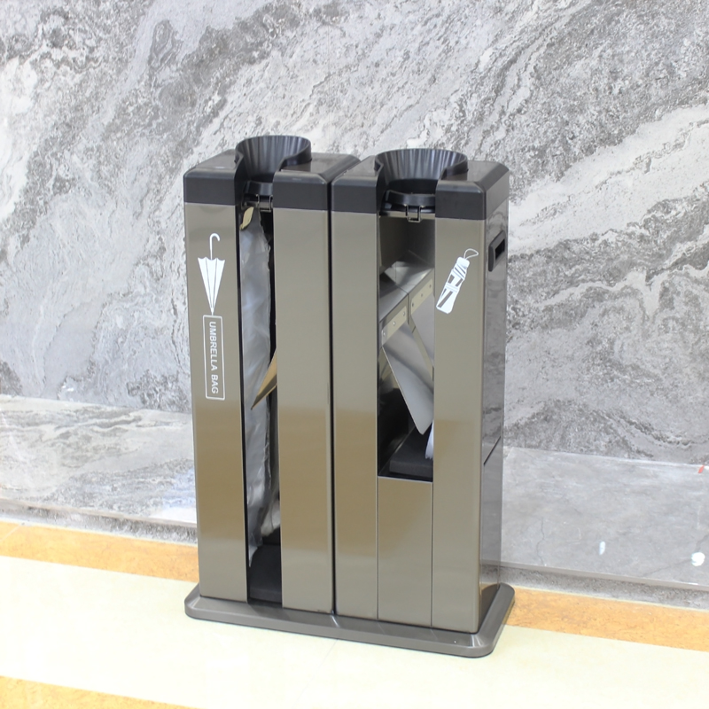 Hotel lobby doorway Umbrella bag machine stainless steel automatic umbrella machine can move parachute bag machine umbrella bag machine