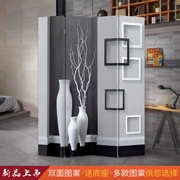 Vách ngăn phòng khách phòng ngủ tường phòng căn hộ nhỏ đơn giản thời trang hiện đại Châu Âu đơn giản gấp vải di động - Màn hình / Cửa sổ