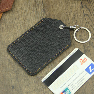 Card holder new first-layer cowhide bus brushable