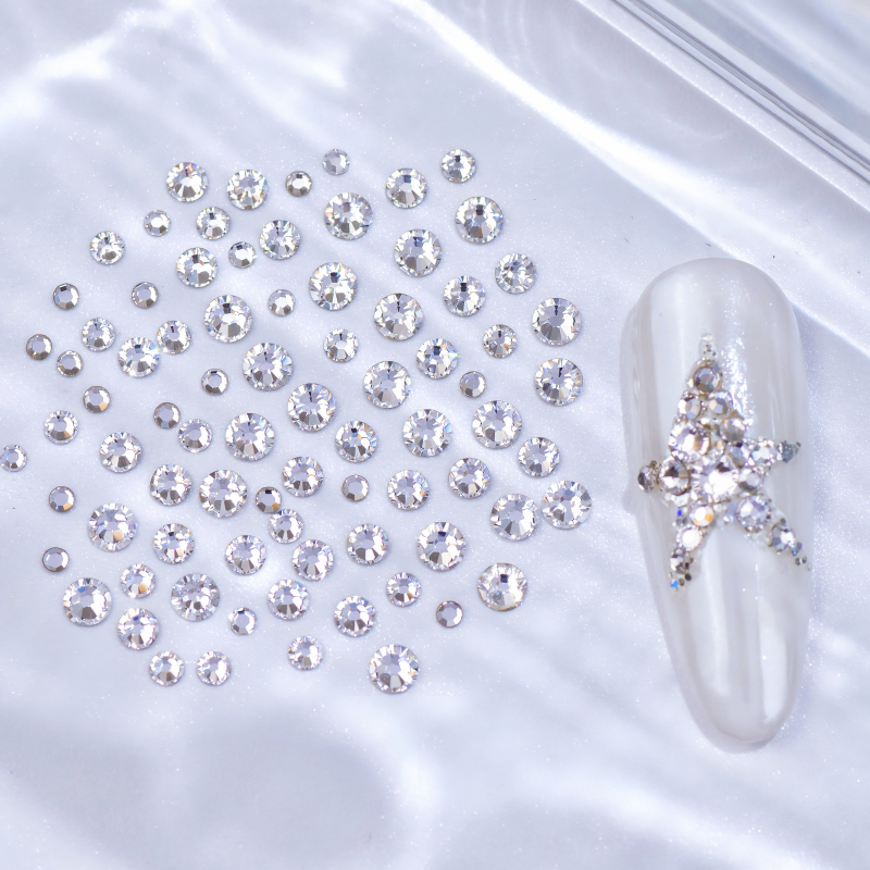 Material Kit Flat-Back Rhinestones White Mini Mixed Nail Art Rhinestone Material Kit DIY Mixed Rhinestones! Material Kit Flat-Back Rhinestones White Mini Mixed Nail Art Rhinestone Material Kit DIY Mixed Rhinestones!