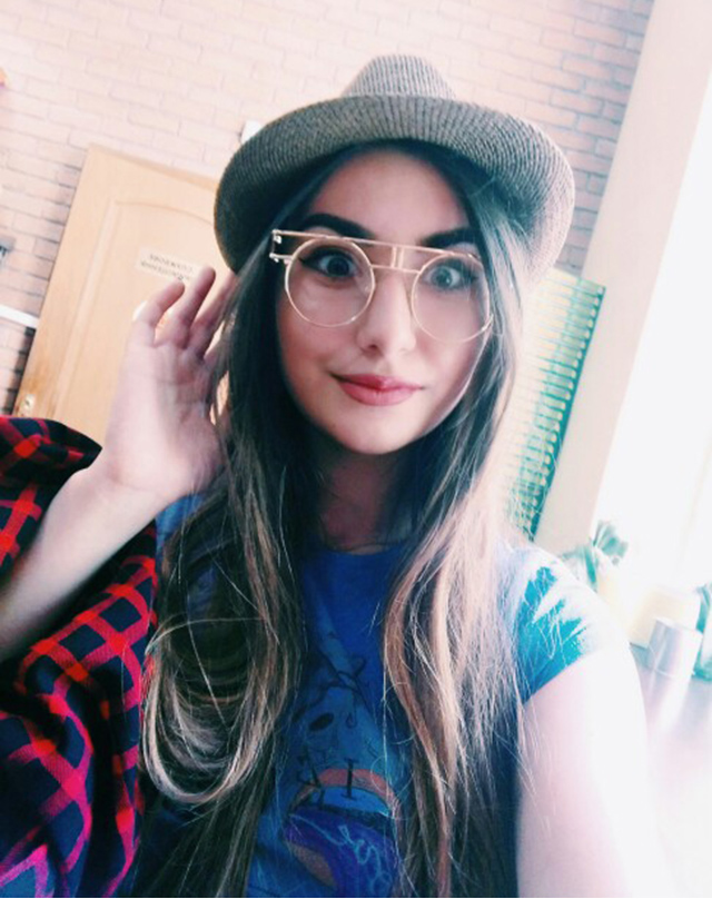 Châu Âu và Hoa Kỳ chụp hip-hop đường phố để phóng đại kính râm cá tính nam và nữ 2018 hipster mới cận thị với độ kính mát