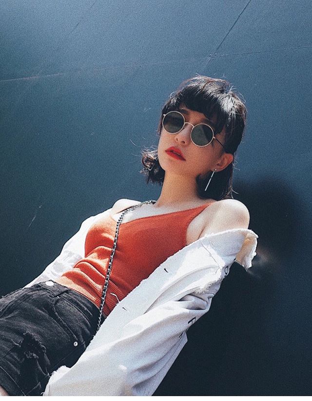 Wu Yifan đeo kính râm Trung Quốc có đôi mắt tròn nhỏ hip hop kết hôn với chú rể retro nam nữ cận thị gọng kính cận nữ đẹp