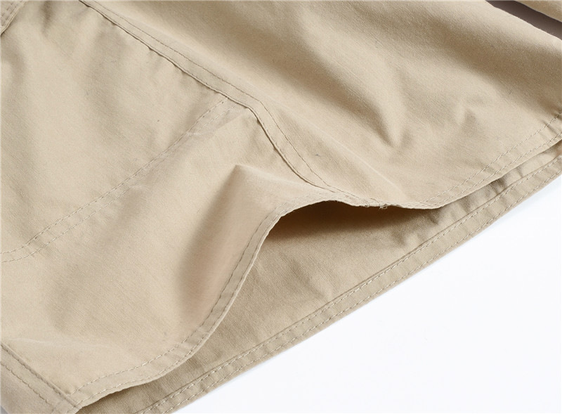 Quần trung niên nam đi biển quần rộng giản dị quần nam quần lớn ở eo quần short cotton năm quần nam quần thể thao