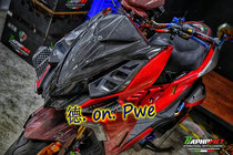 Baphomet DRG158 modified carbon fiber large shield patch windshield patch cover headlight lampshade lamp shell