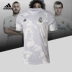 ADIDAS Adidas REAL PRESHI Real Madrid thi đấu bóng đá đào tạo trước trận đấu thể thao ngắn tay - Bóng đá tất đá bóng tre em Bóng đá