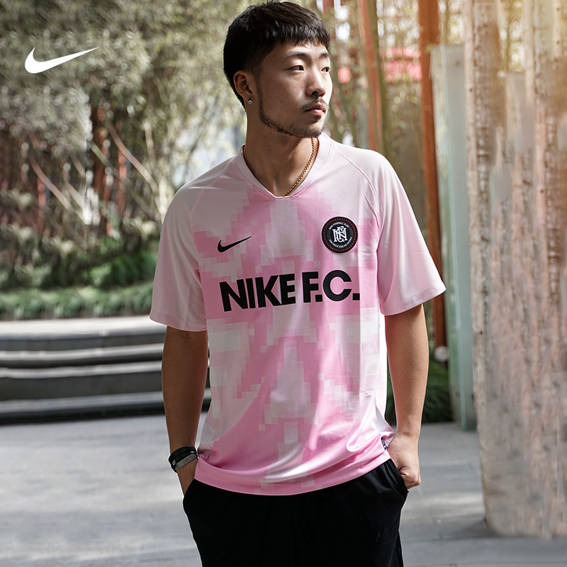 Authentic Nike/Nike Fc Trendy Training and Competition Streetwear Adult Men's Breathable and Comfortable Jersey Ao0667
