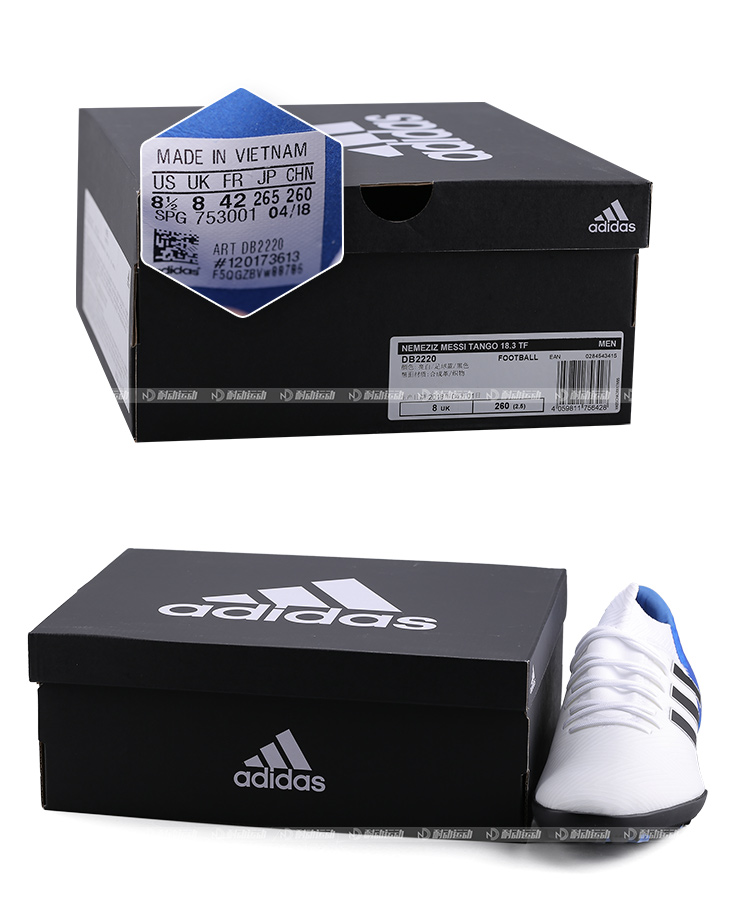Adidas adidas NEMEZIZ MESSI TANGO 18.3TF đinh giày bóng đá nam DB2220 - Giày bóng đá giày the thao nam giá rẻ