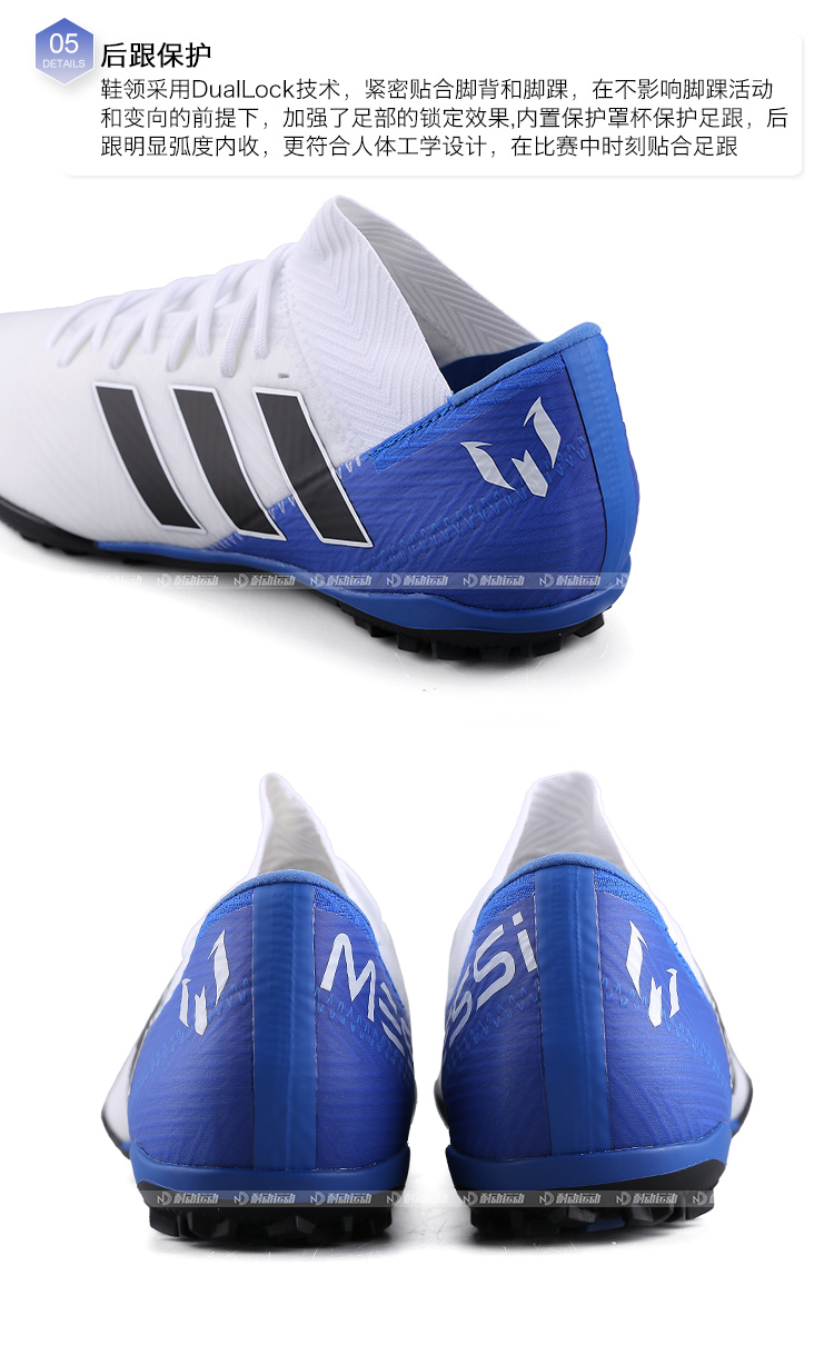 Adidas adidas NEMEZIZ MESSI TANGO 18.3TF đinh giày bóng đá nam DB2220 - Giày bóng đá giày the thao nam giá rẻ