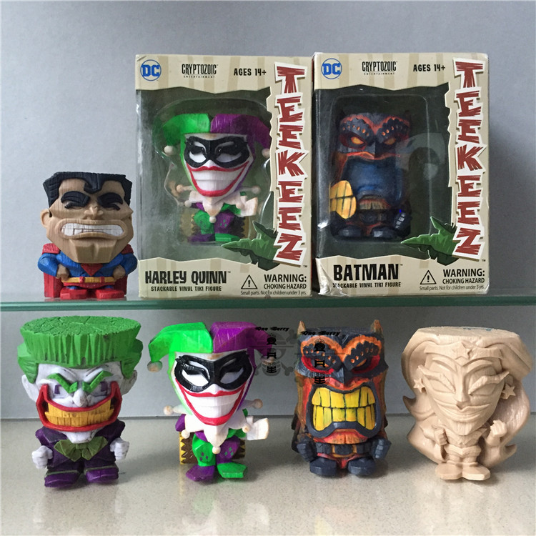 Cryptozoic Teekeez DC Comics Hero Batman Joker Superwoman Trend toy hand-made