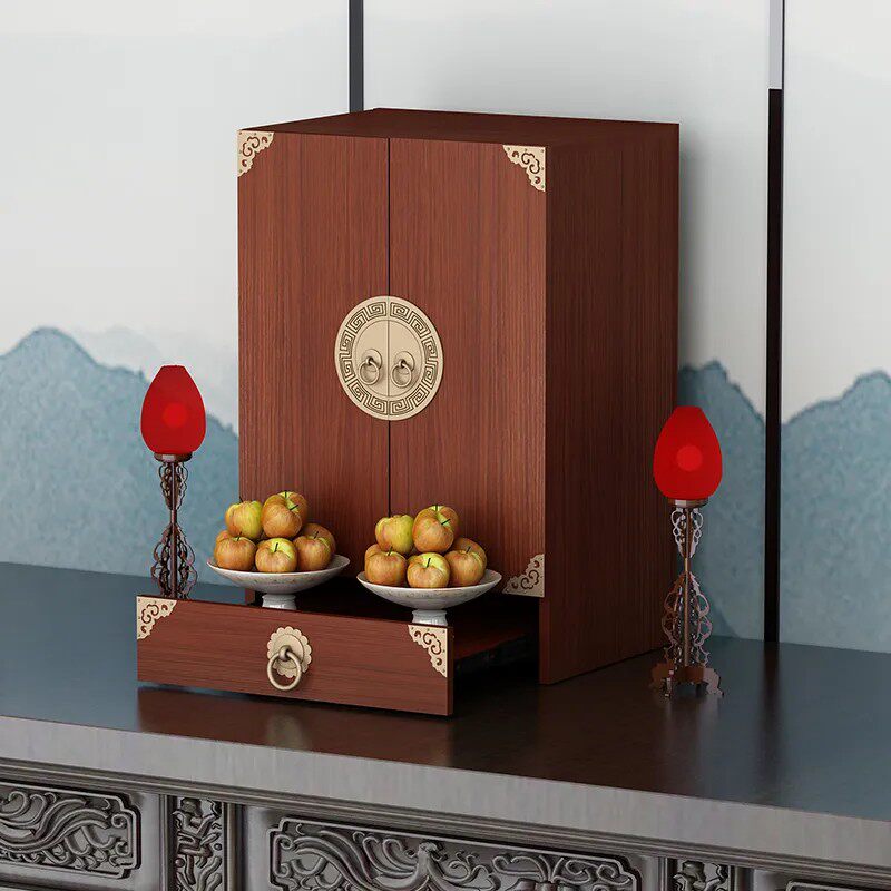 Buddha Li Cai Cai Yuan Bodhisattva for Taifu Cabinet shrine wall hanging household small Guangun Cabinet