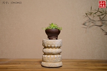 Off-the-shelf antique stone carving white marble xu mi zuo stone stone stone several Whitehead a few wen fang desk ornaments