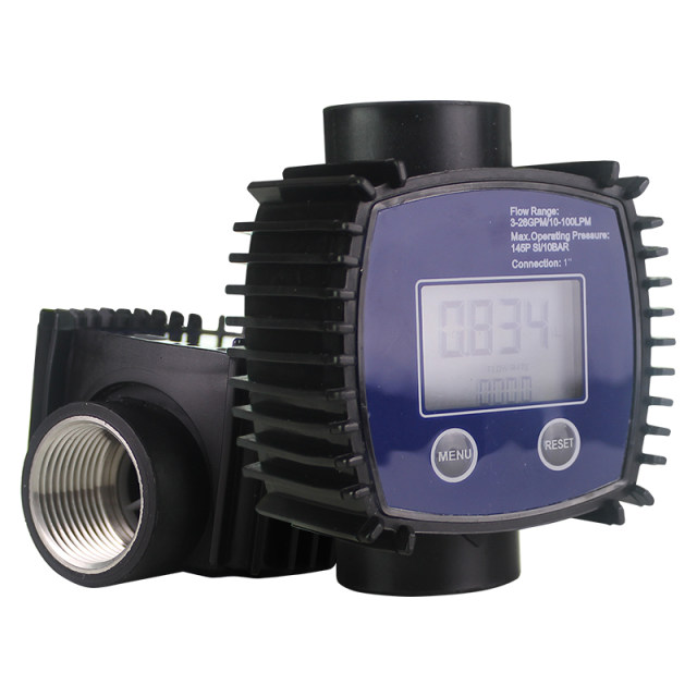 K24 methanol meter flow meter turbine ເອເລັກໂຕຣນິກ flow meter meter (ການໂຕ້ຕອບສາຍພາຍໃນ 1 ນິ້ວ)