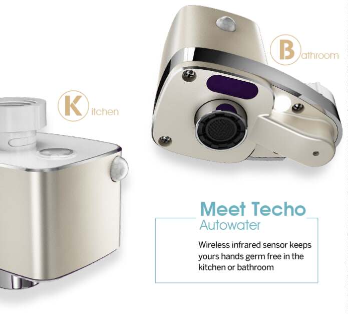 Techo Autowater automatic induction tap without disassembly installation simple and energy saving provincial water