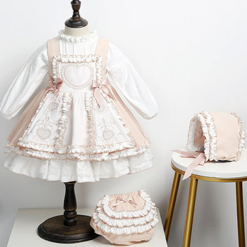 Children's clothing girls Lolita princess Lolita autumn dress baby one-year-old dress dress birthday tutu skirt