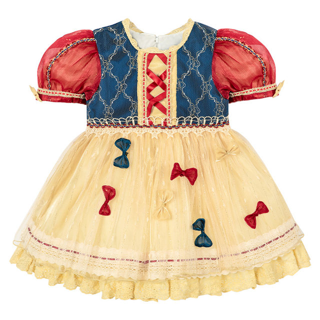 Children's Christmas Clothing Girls Dresses Baby Girl Lolita Snow White Dress Autumn Winter Dress Birthday
