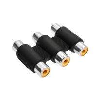 Three Lotus head female speaker plug pure copper rca connector audio fever horn avinterface accessories