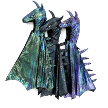 Halloween boys and children dragon dinosaur cape cloak costume costume cross-dressing colorful multi-color party
